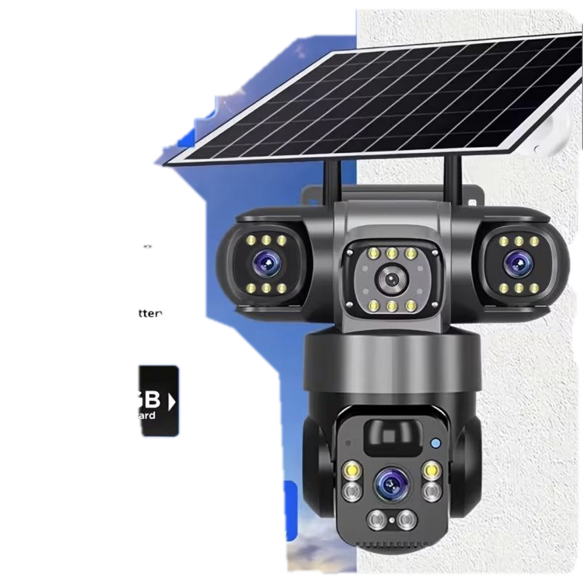 Guardnexa TriView 4K Solar Security Camera